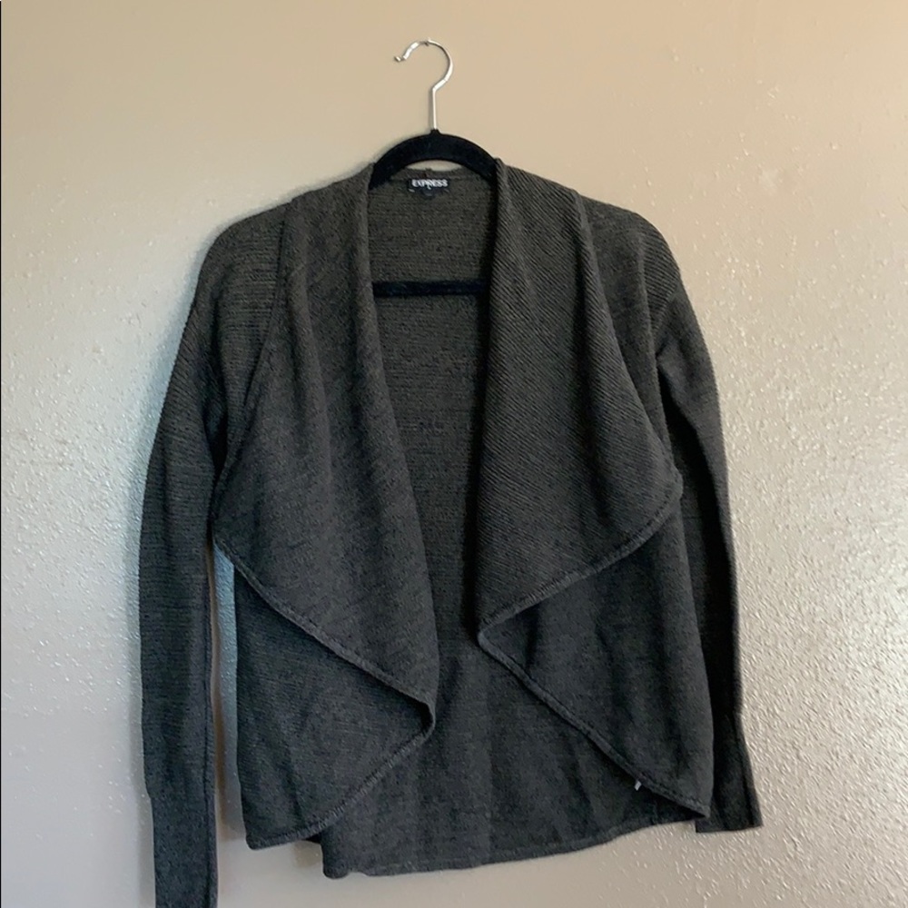 Express Green sweater